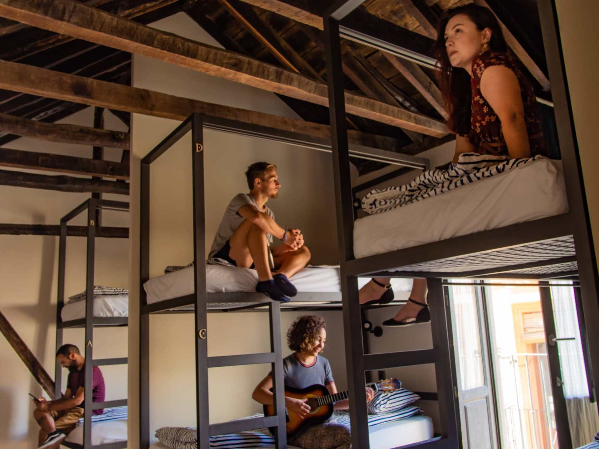 social hostel room with 8 bunk beds room 25 8 bed mixed dorm at el granado hostel